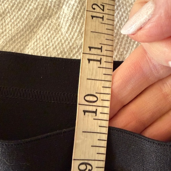 Athleta Venice Heathered Pintuck Pants Black Ponte Size Small - Picture 10 of 14